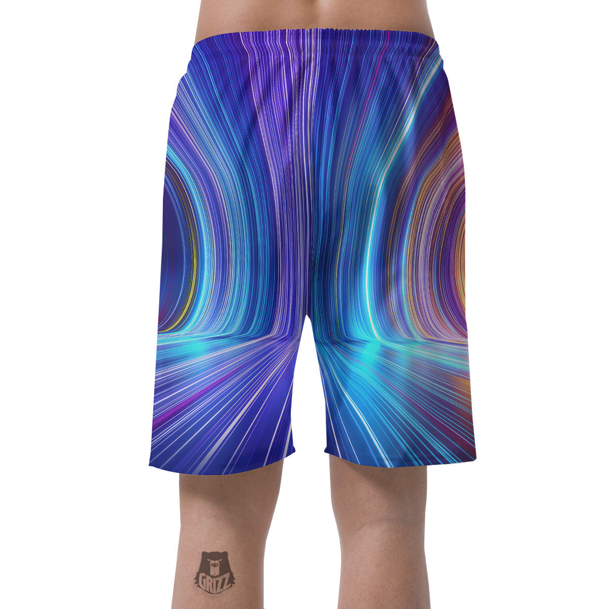 Hyperspace Colorful Print Men's Shorts-grizzshop