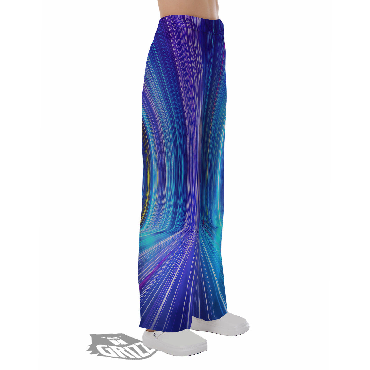 Hyperspace Colorful Print Pajama Pants-grizzshop