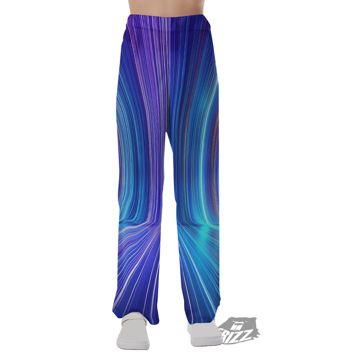 Hyperspace Colorful Print Pajama Pants-grizzshop