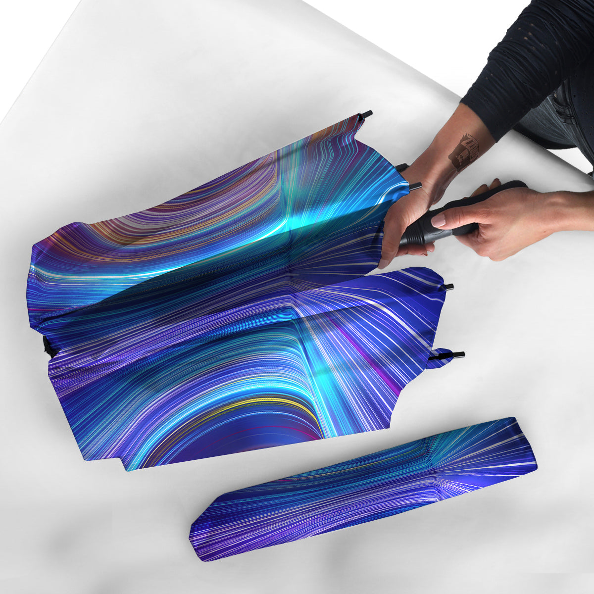 Hyperspace Colorful Print Umbrella-grizzshop