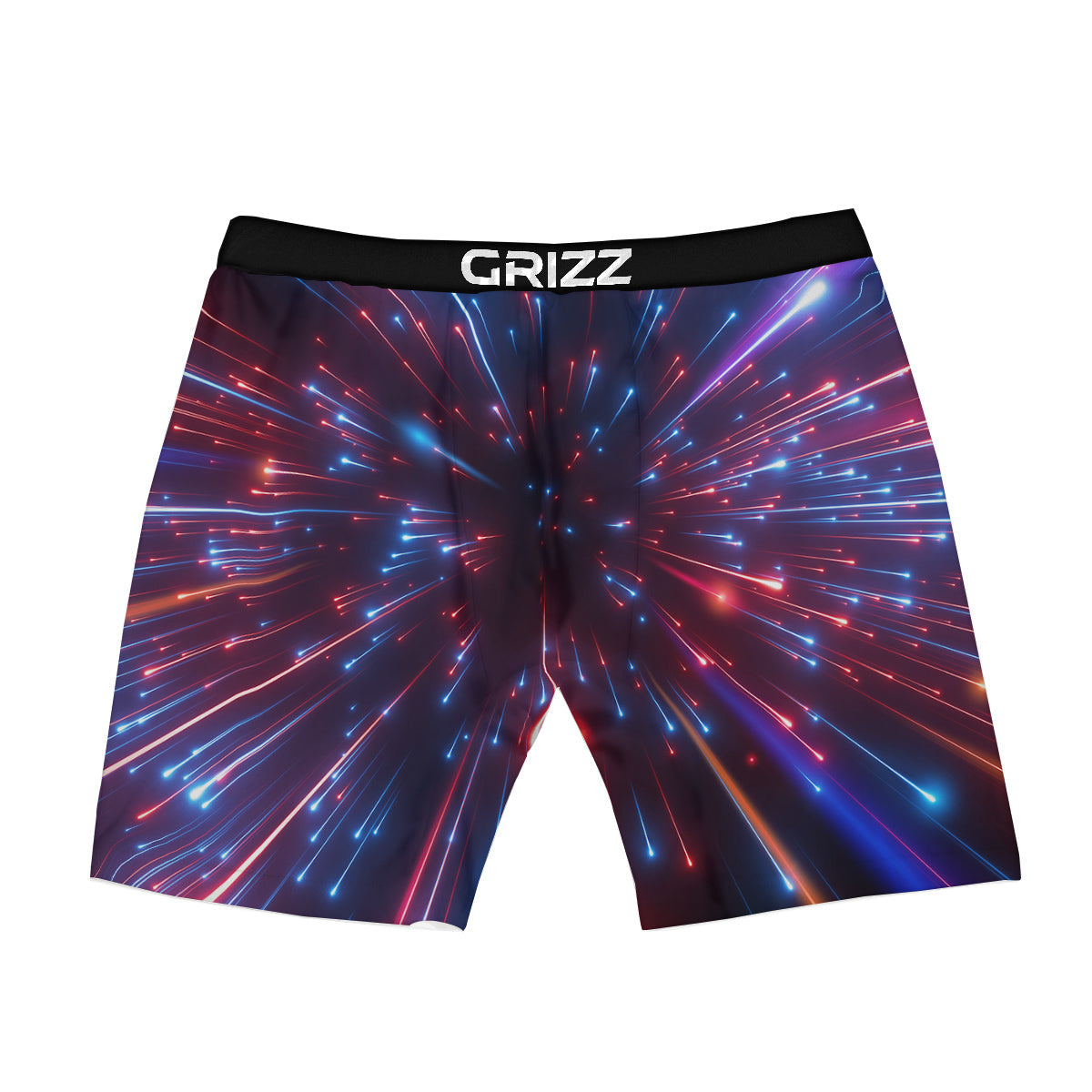 Hyperspace Cosmic Print Boxer Briefs-grizzshop