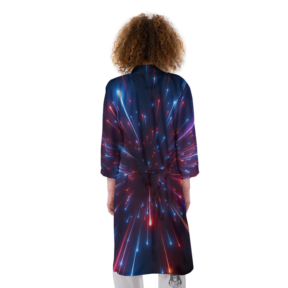 Hyperspace Cosmic Print Kimono-grizzshop