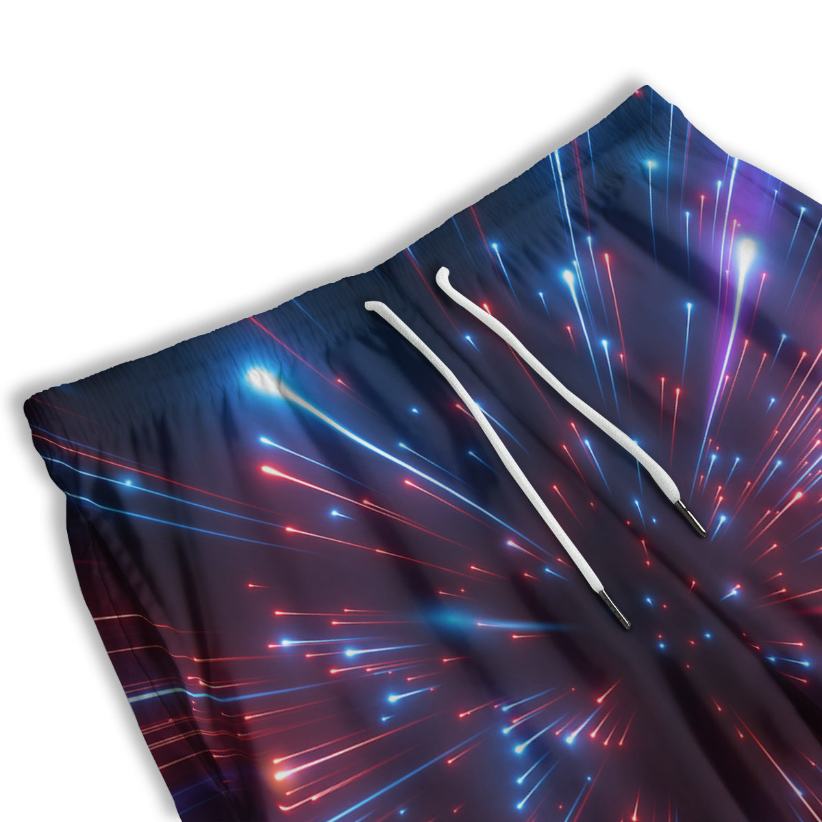 Hyperspace Cosmic Print Men's Athletic Shorts
