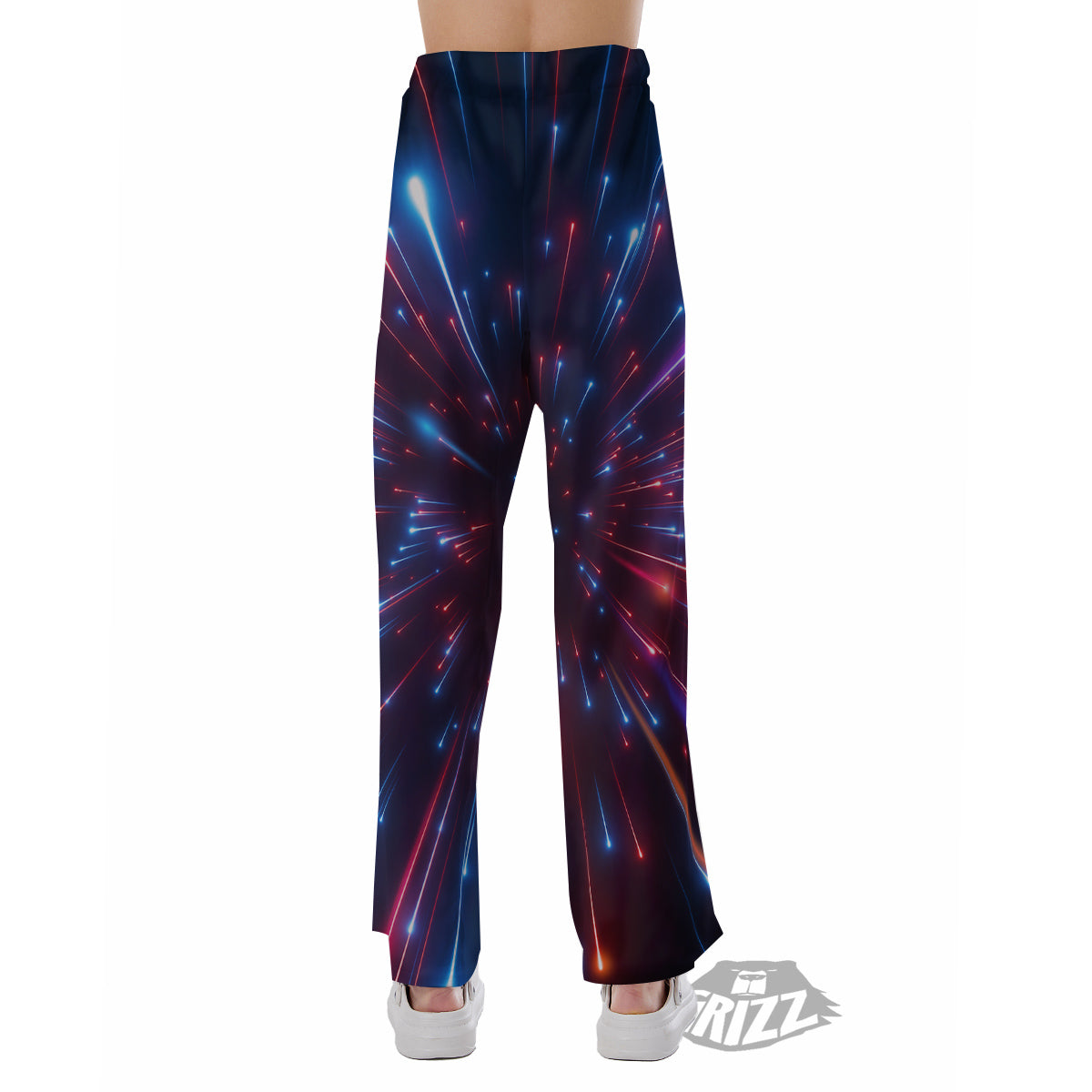 Hyperspace Cosmic Print Pajama Pants-grizzshop