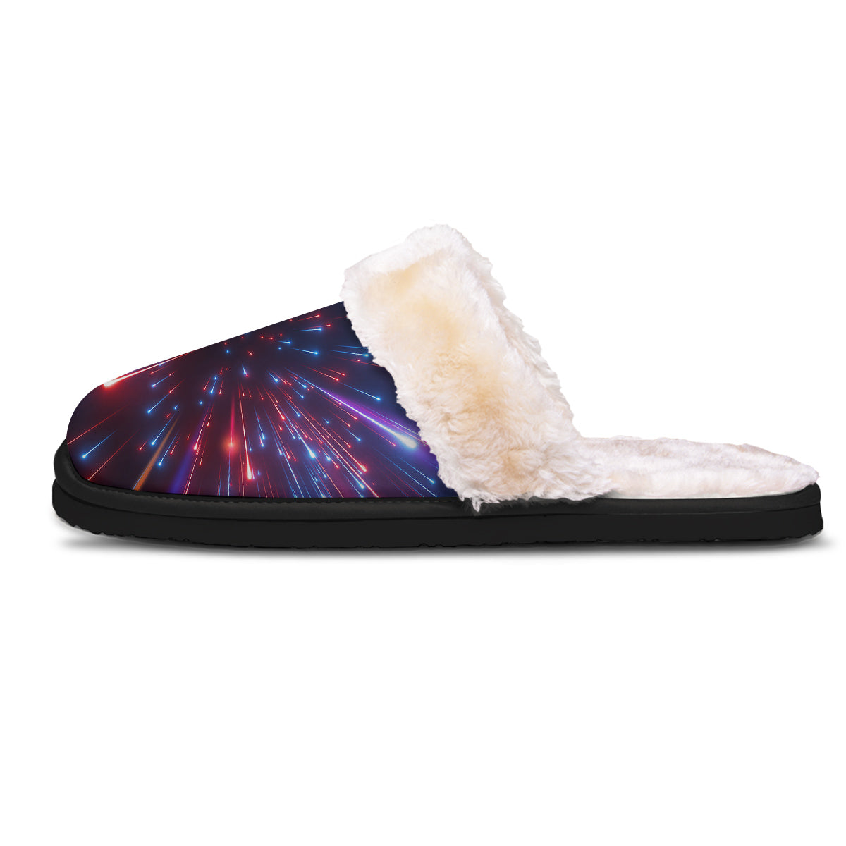 Hyperspace Cosmic Print Slippers-grizzshop