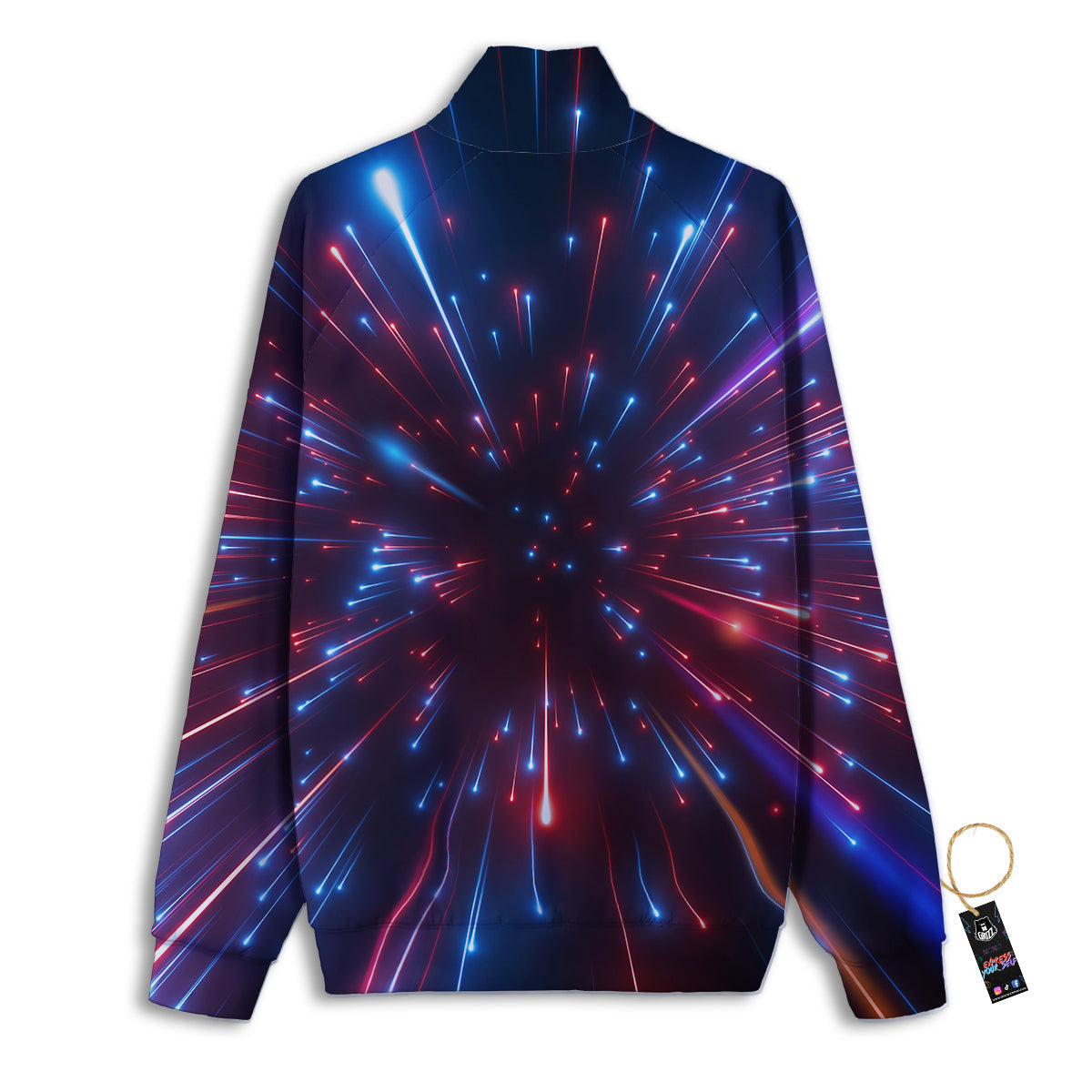 Hyperspace Cosmic Print Track Jacket-grizzshop