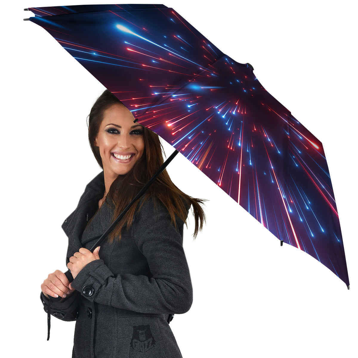 Hyperspace Cosmic Print Umbrella-grizzshop