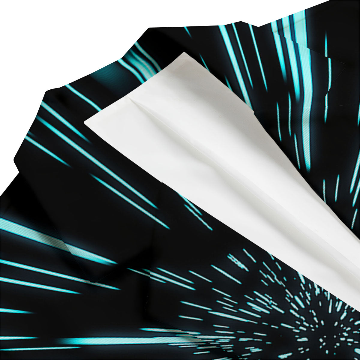 Hyperspace Galaxy Print Men's Blazer-grizzshop