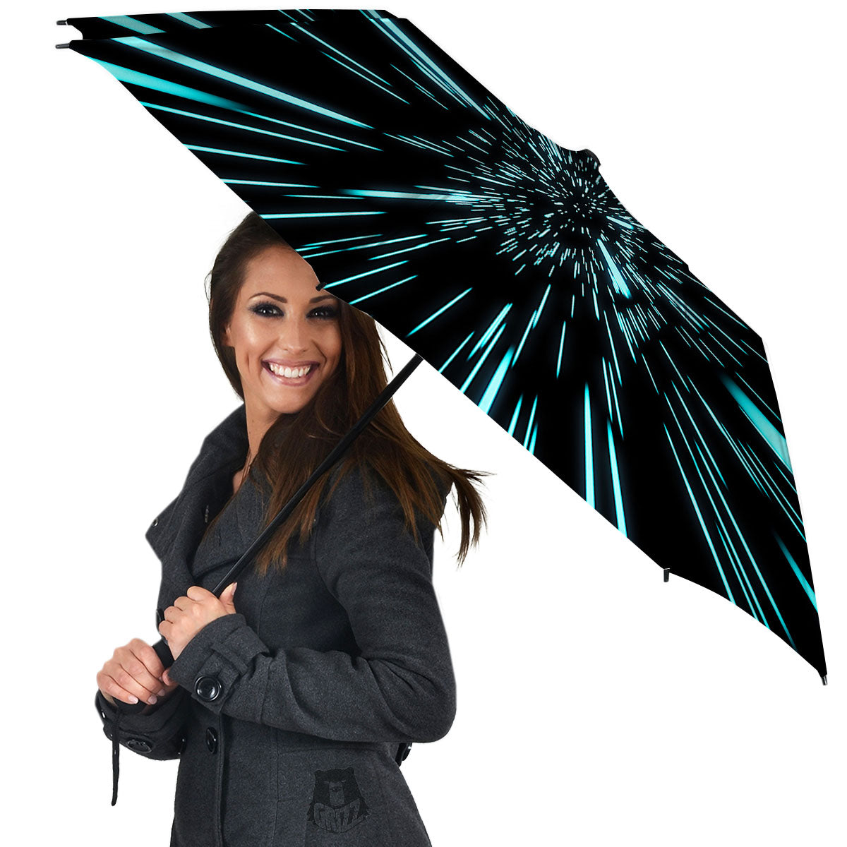 Hyperspace Galaxy Print Umbrella-grizzshop