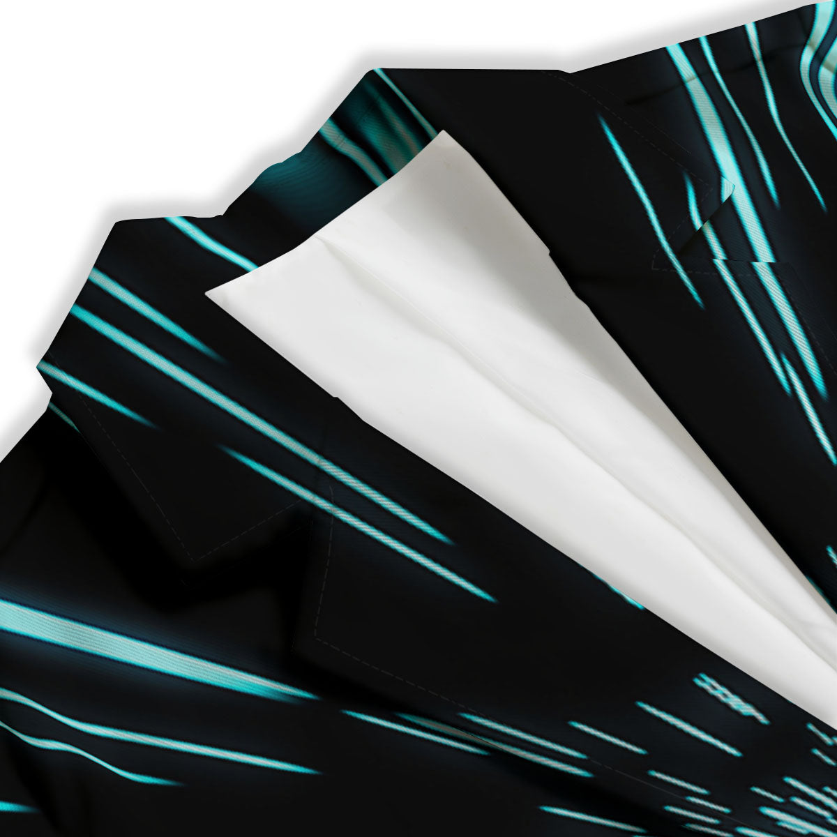 Hyperspace Galaxy Print Women's Blazer-grizzshop