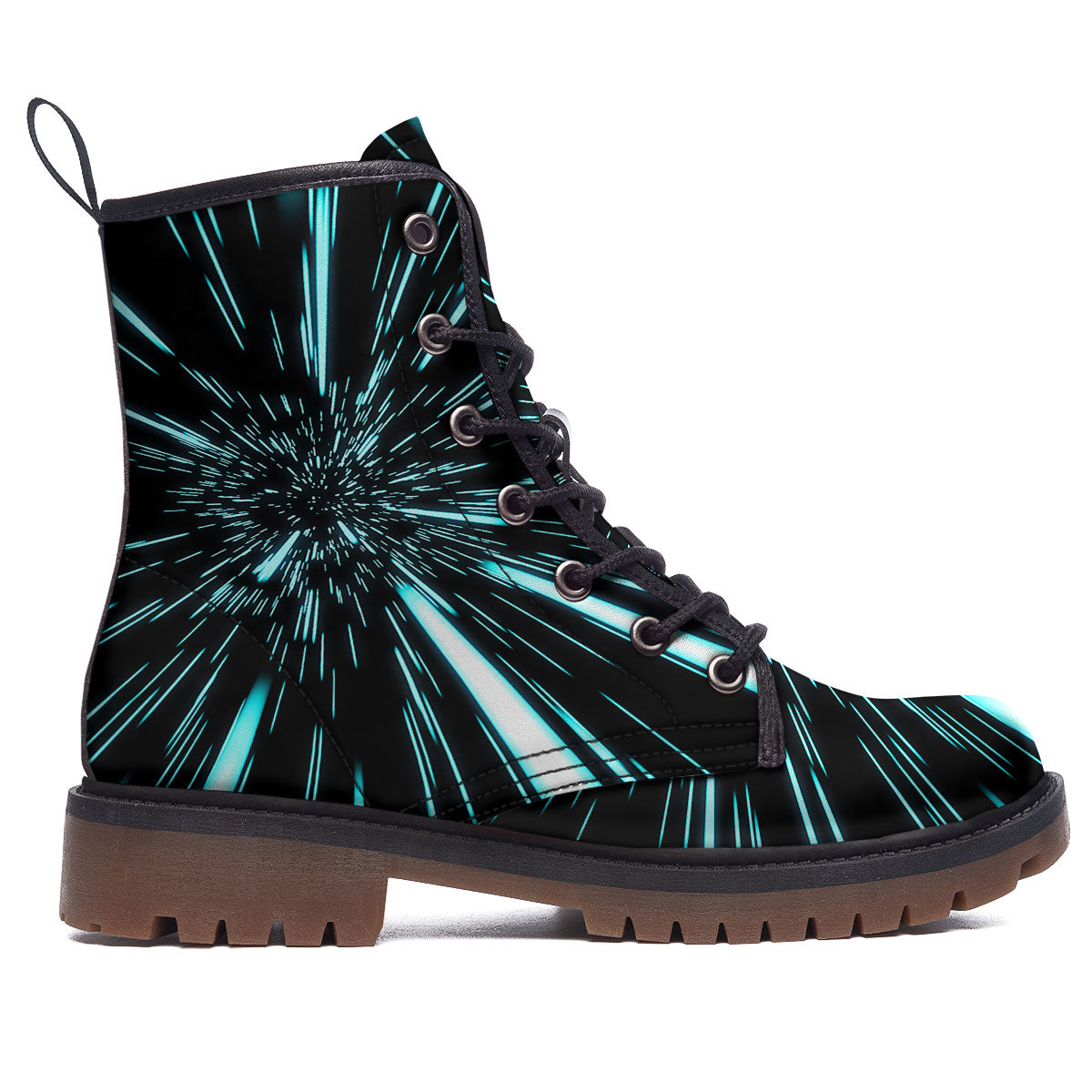 Hyperspace Galaxy Print Work Boots-grizzshop