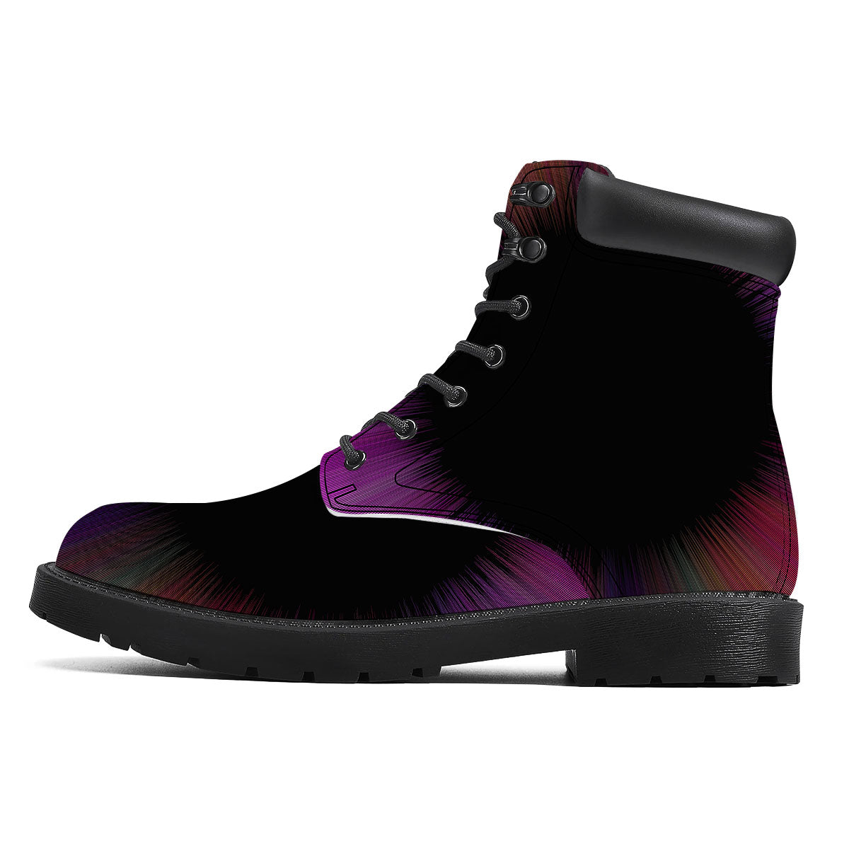 Hyperspace Purple Print Boots-grizzshop