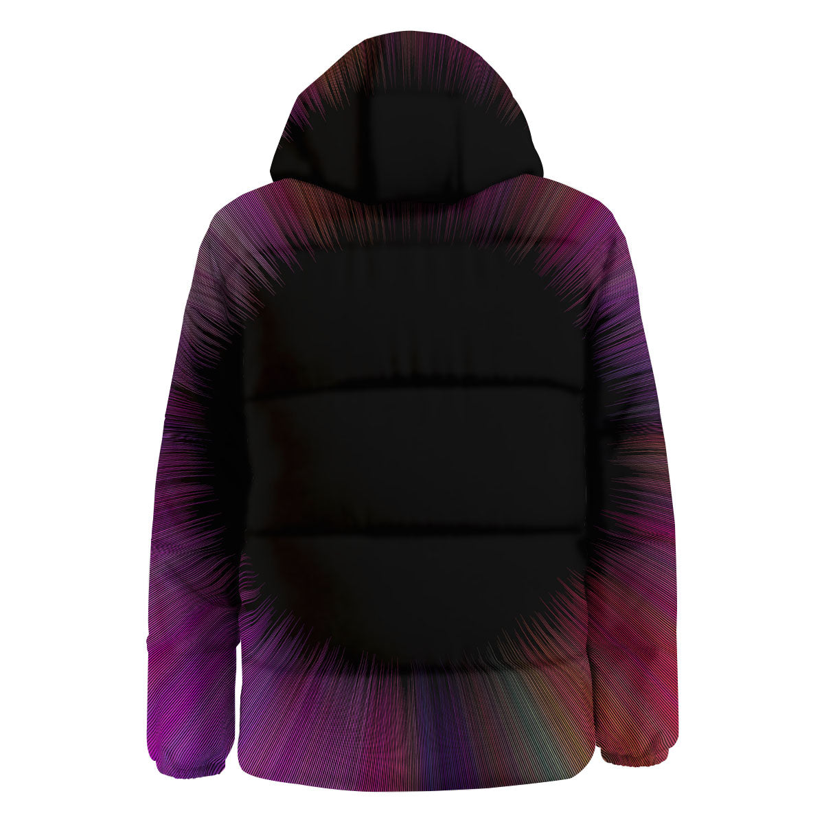 Hyperspace Purple Print Down Jacket-grizzshop