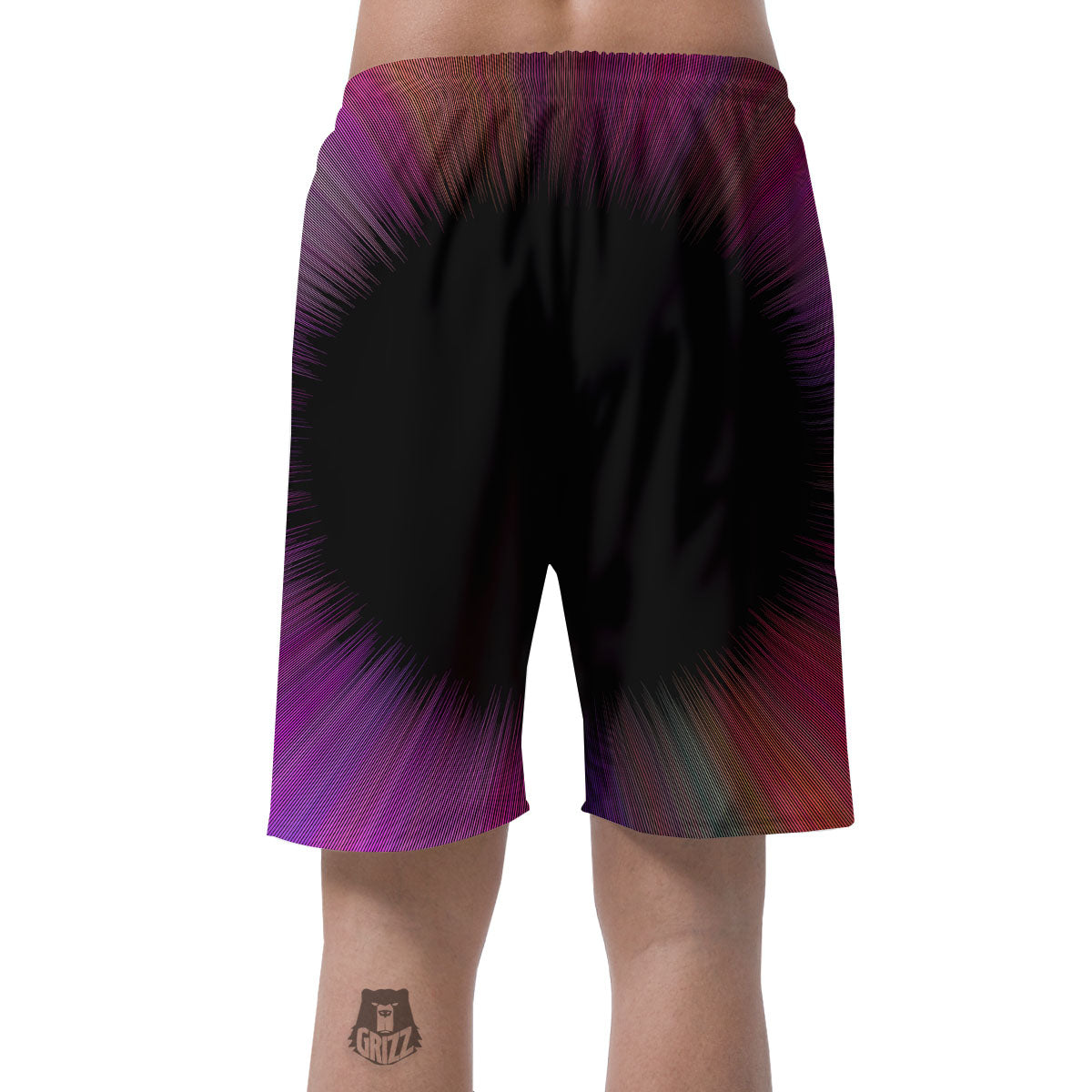 Hyperspace Purple Print Men's Shorts-grizzshop