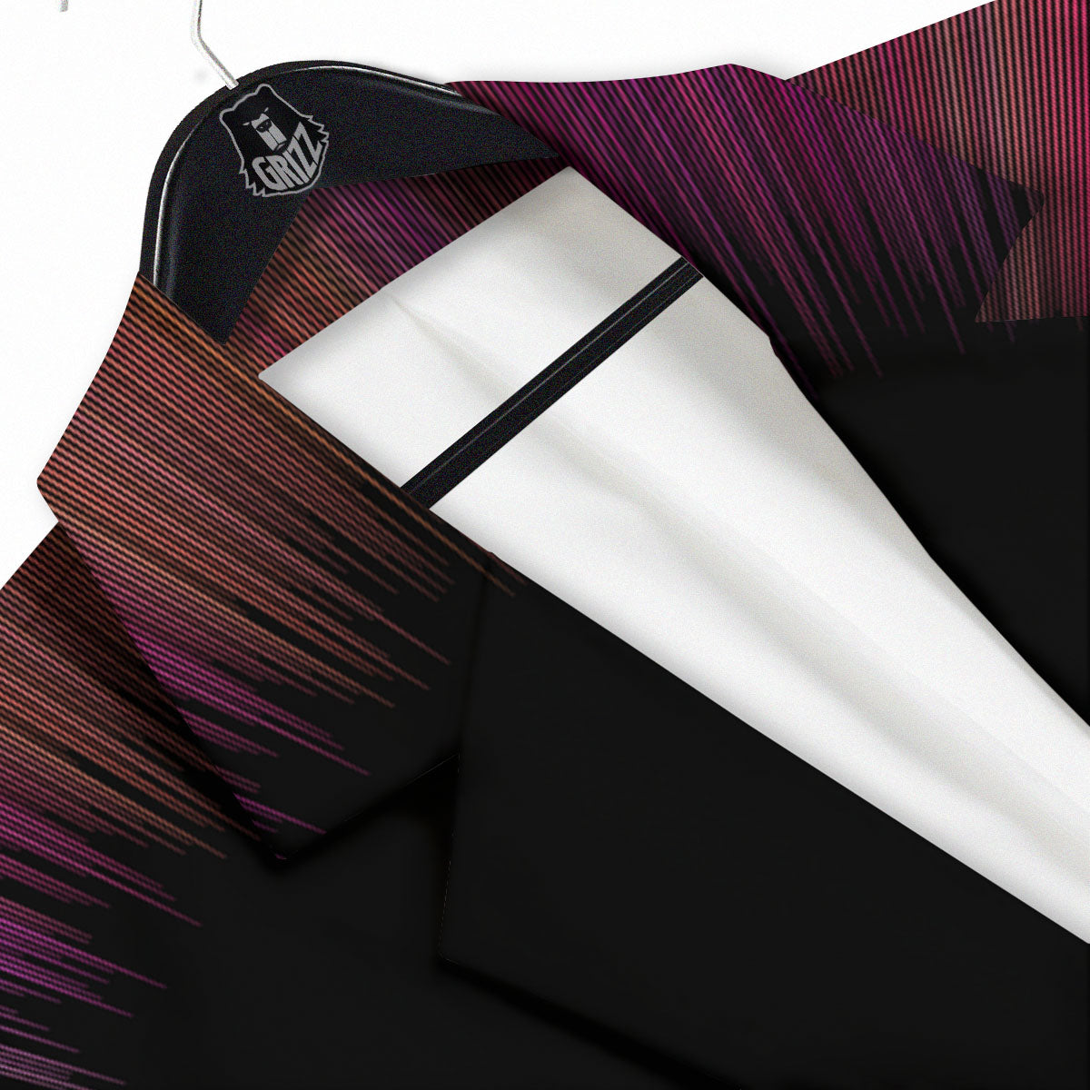 Hyperspace Purple Print Men's Sport Coat-grizzshop