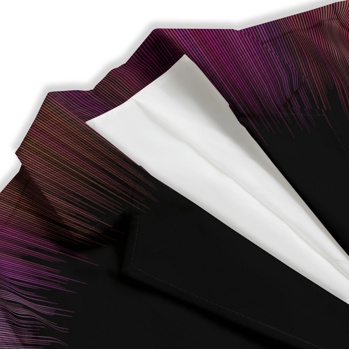 Hyperspace Purple Print Women's Blazer-grizzshop