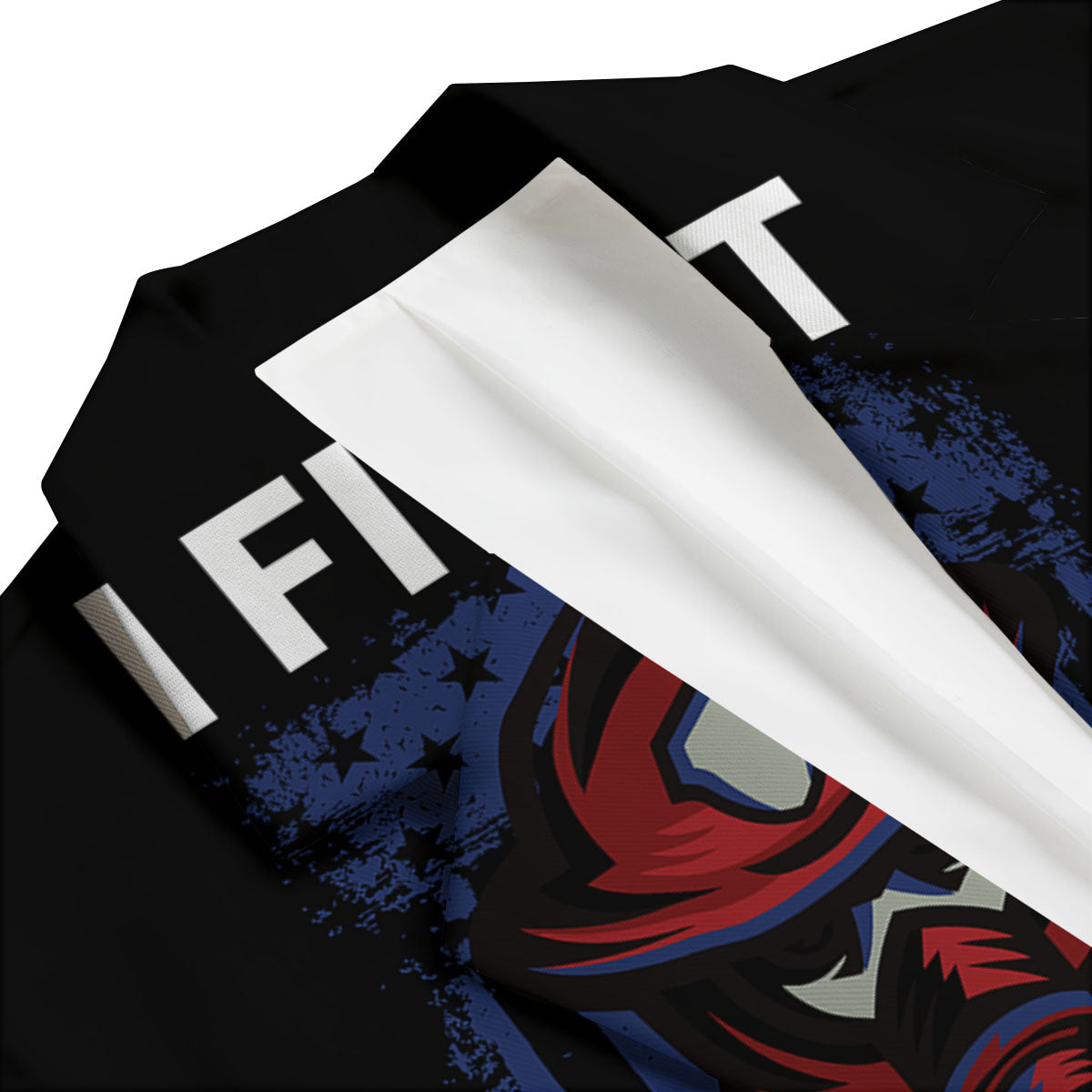 I Fight What You Fear Firefighter Print Men's Blazer-grizzshop