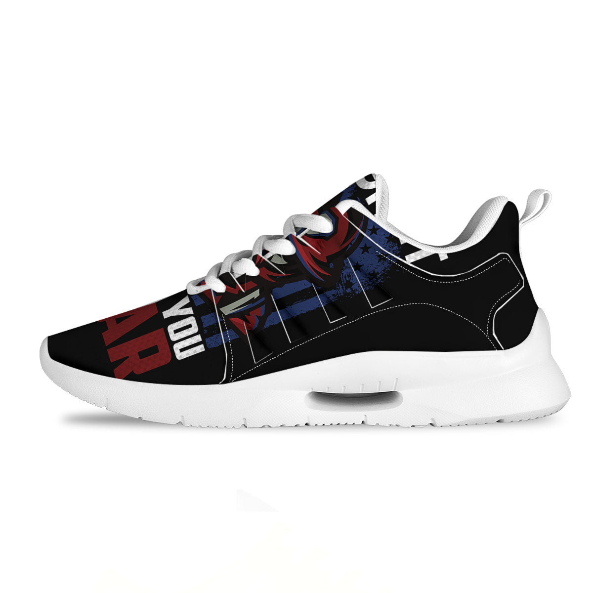 I Fight What You Fear Firefighter Print Tennis Shoes-grizzshop