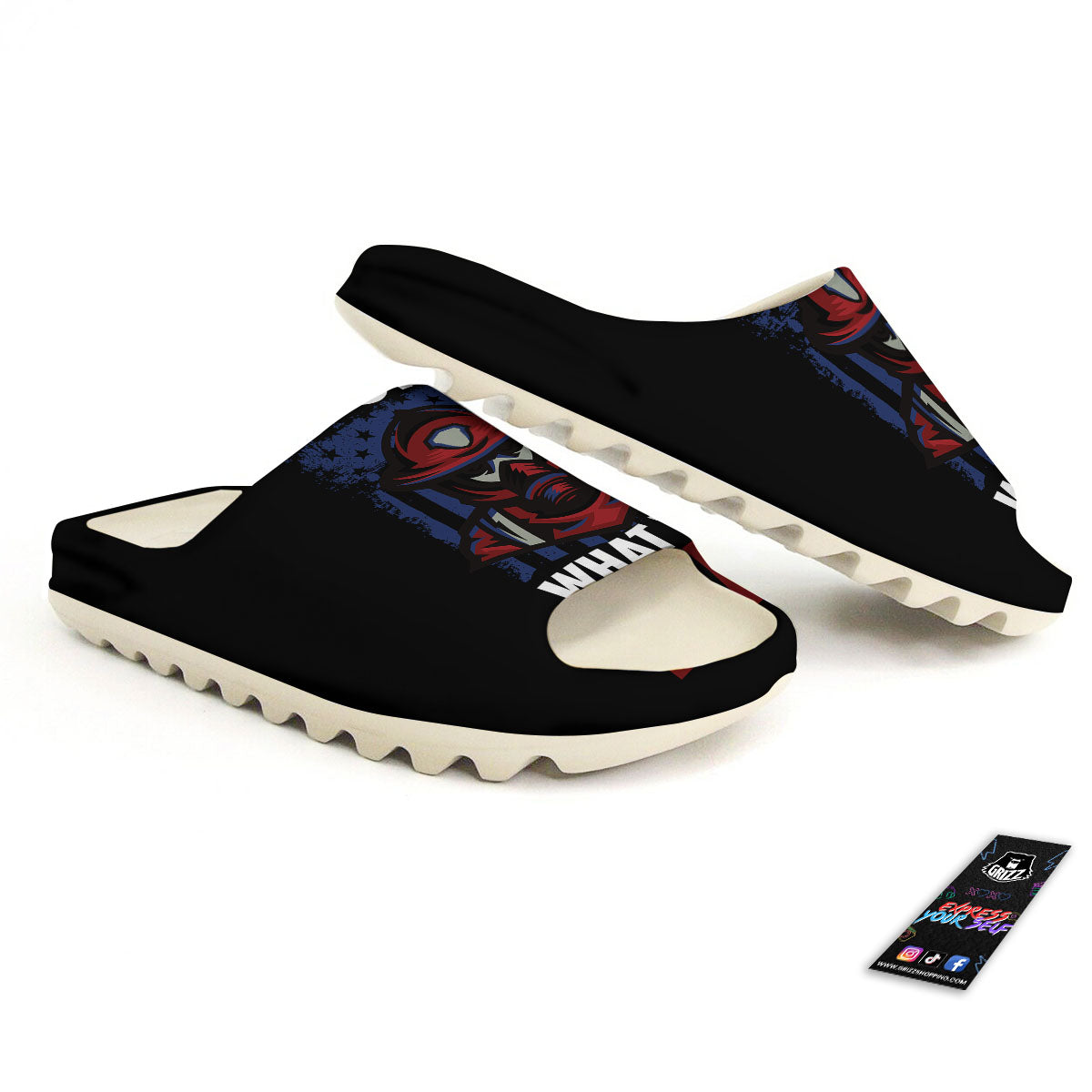 I Fight What You Fear Firefighter Print Sandals-grizzshop