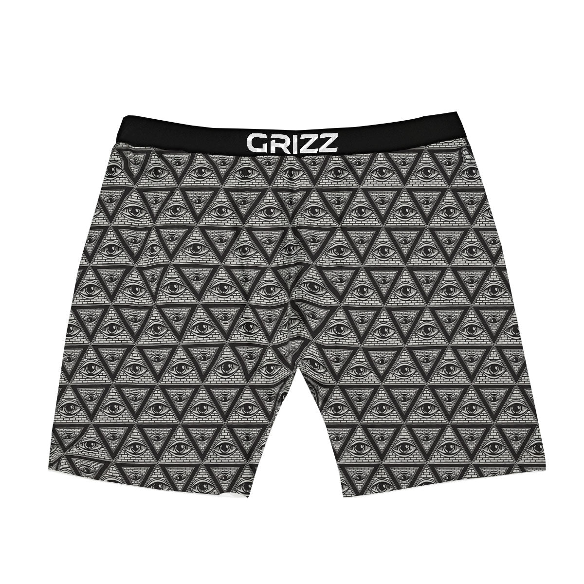 Illuminati Print Pattern Boxer Briefs-grizzshop