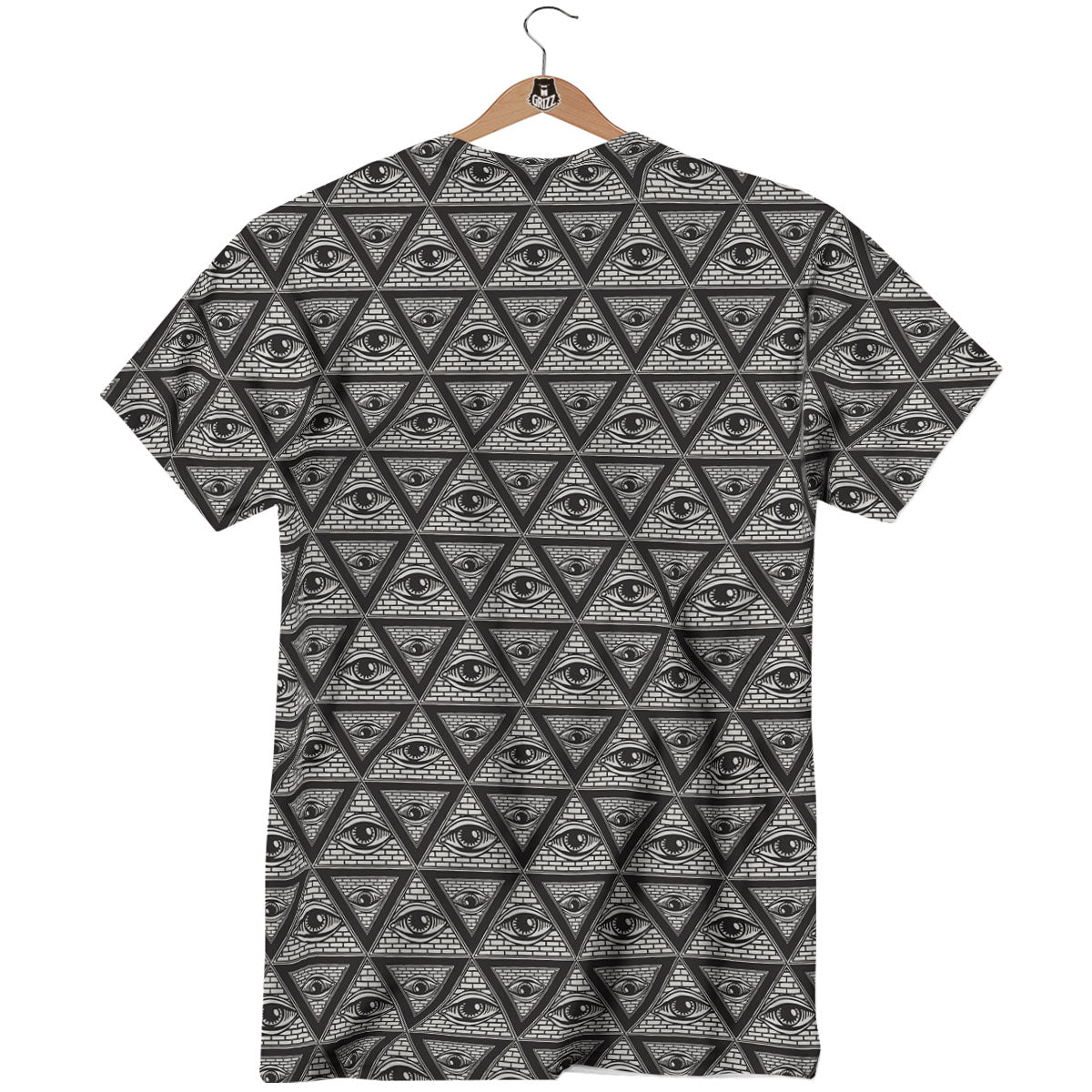 Illuminati Print Pattern T-Shirt-grizzshop