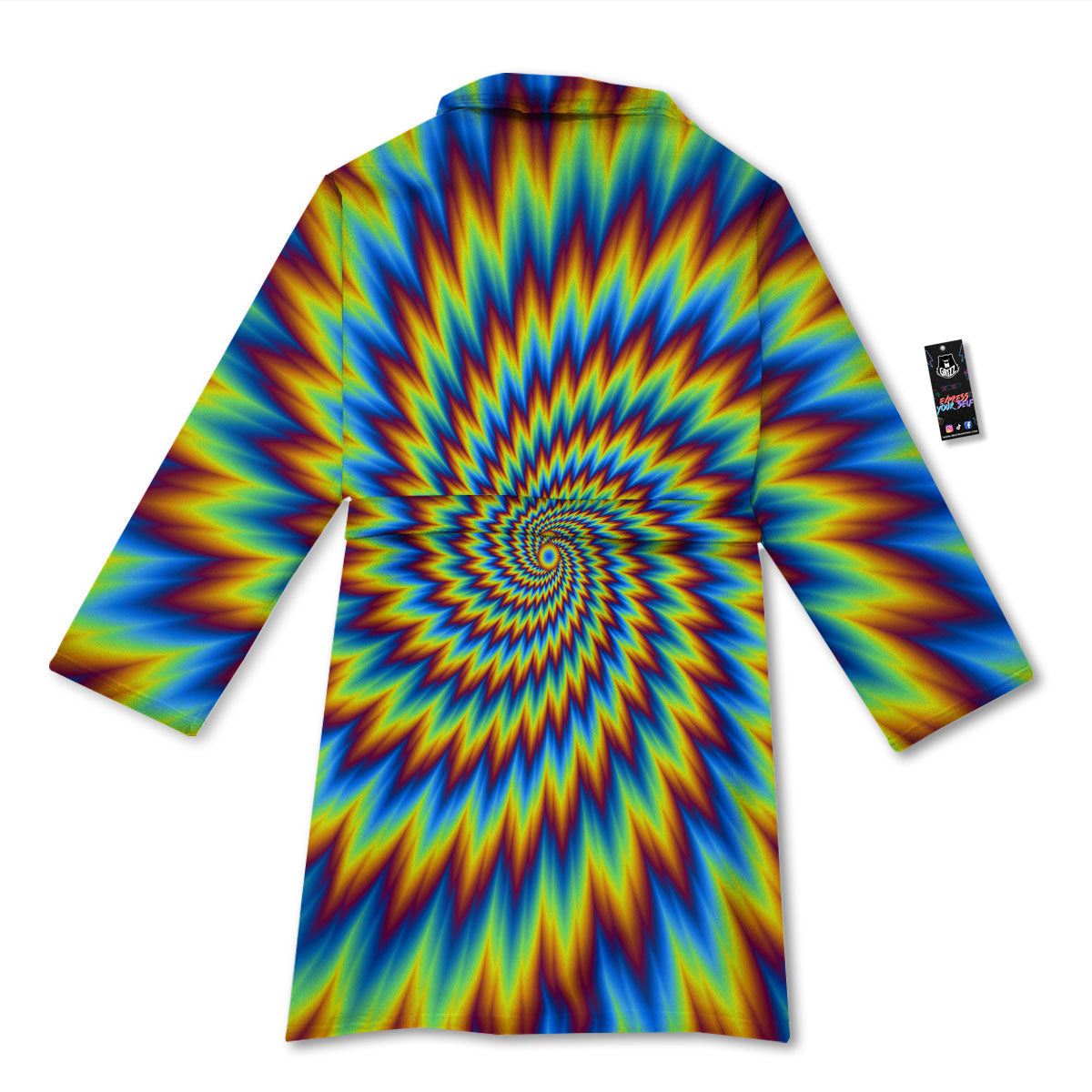 Illusion Optical Psychedelic Expansion Bathrobe-grizzshop