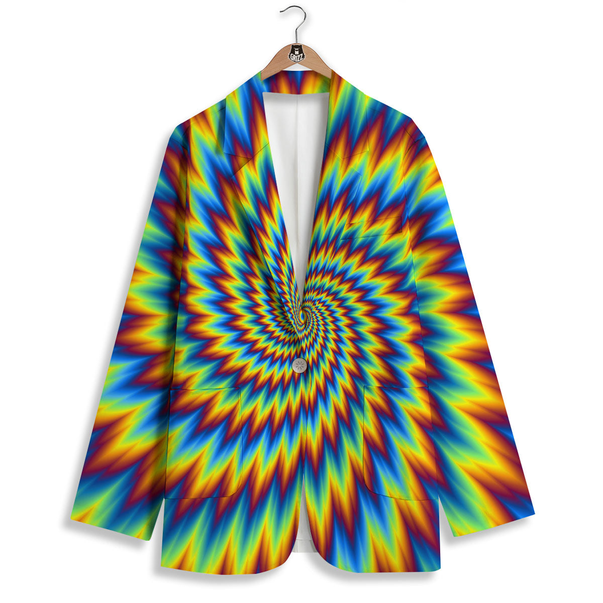 Illusion Optical Psychedelic Expansion Women's Blazer-grizzshop