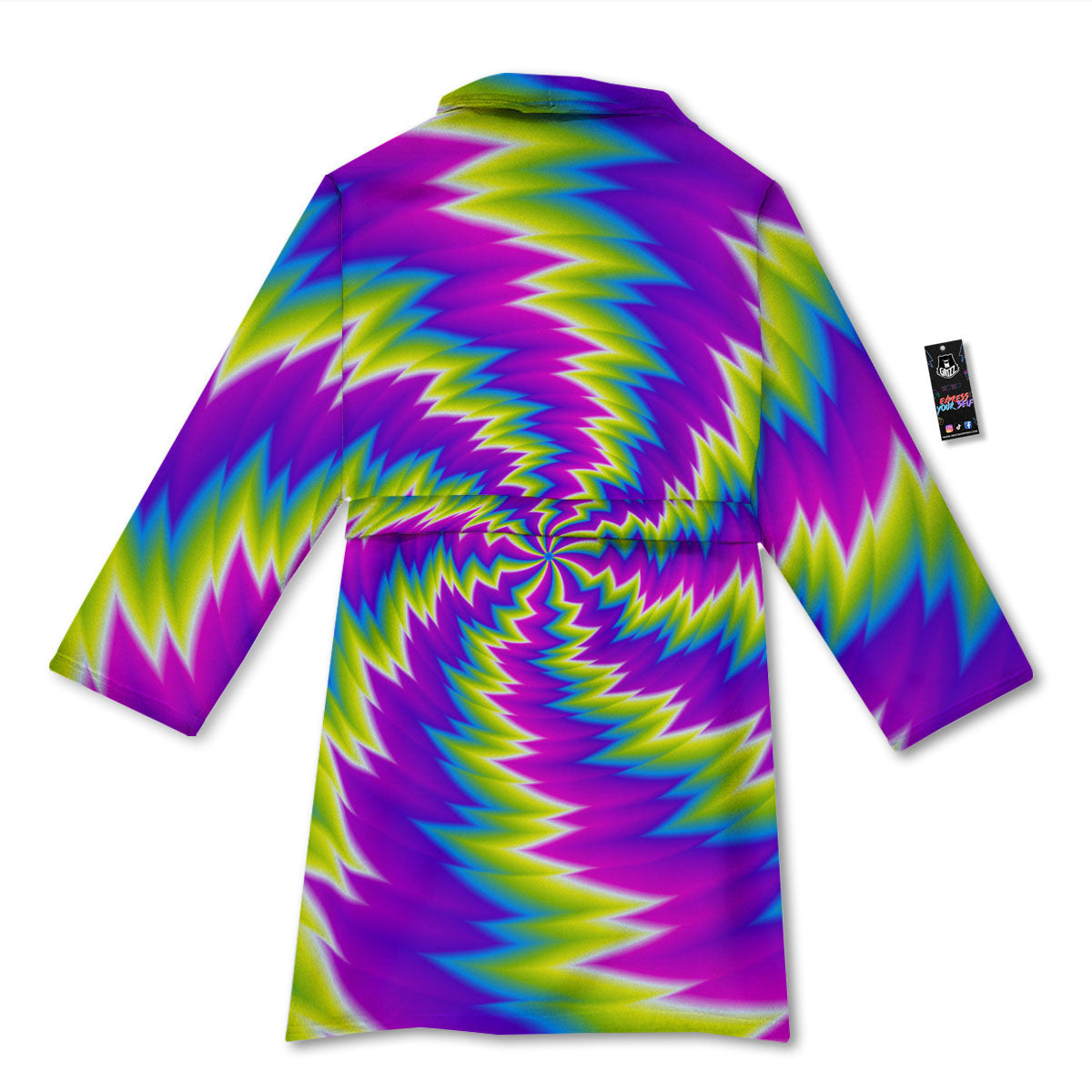 Illusion Optical Psychedelic Radiant Bathrobe-grizzshop