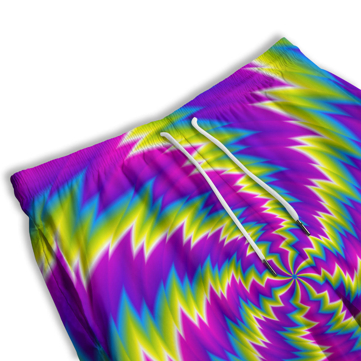 Illusion Optical Psychedelic Radiant Men's Athletic Shorts