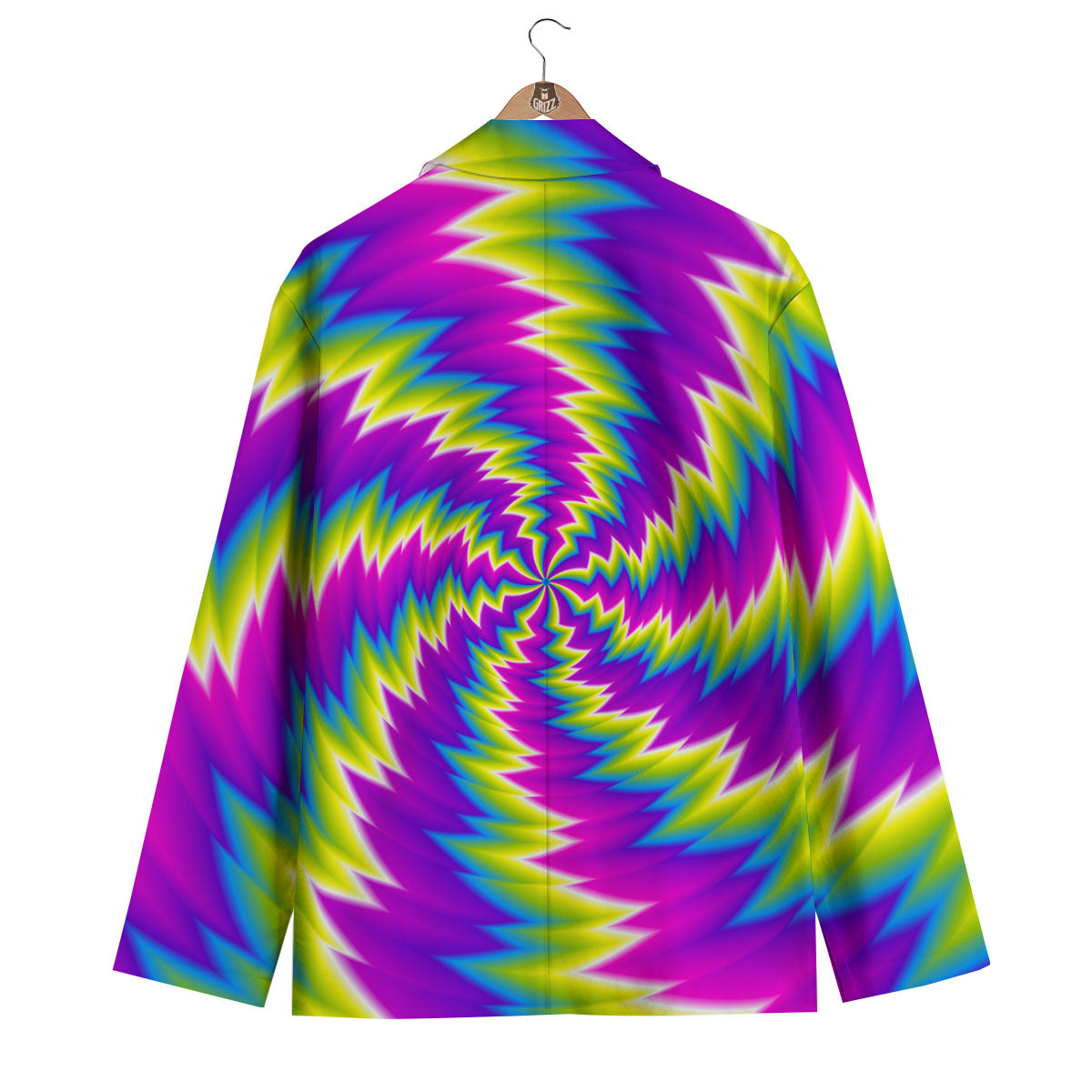Illusion Optical Psychedelic Radiant Men's Blazer-grizzshop