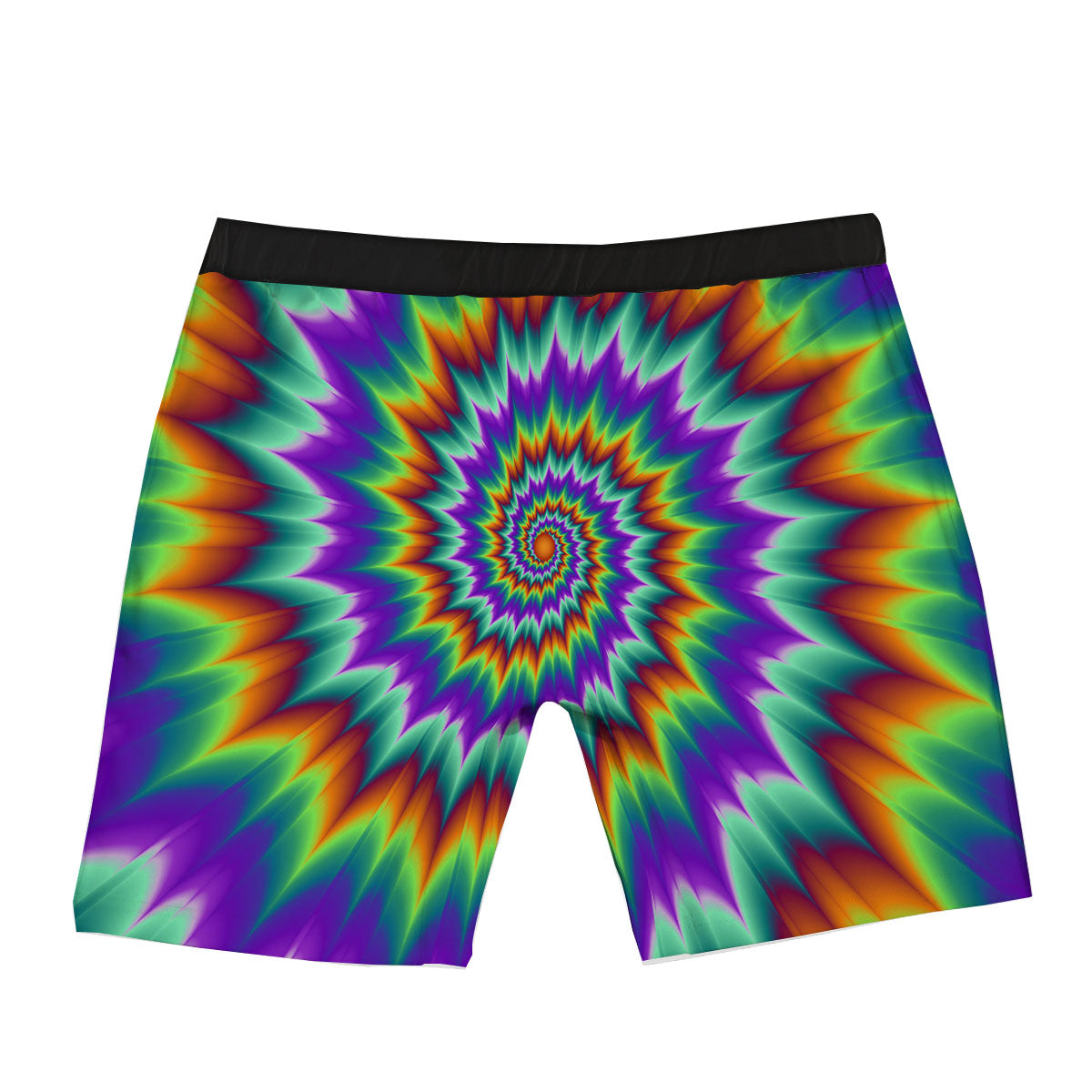 Illusion Optical Psychedelic Spiral Boxer Briefs-grizzshop