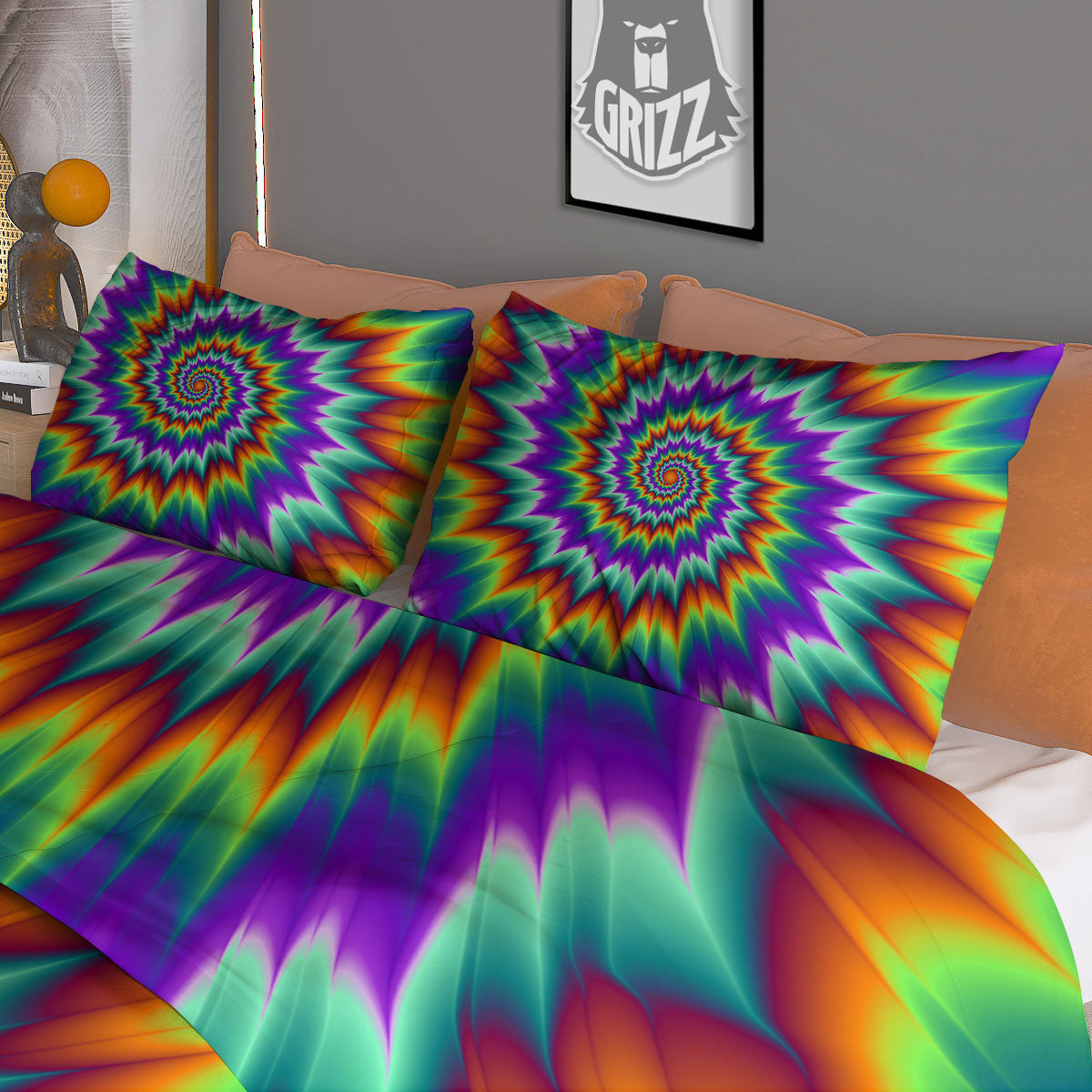 Hummingbird Floral Vintage Print Pattern Duvet Cover Bedding Set