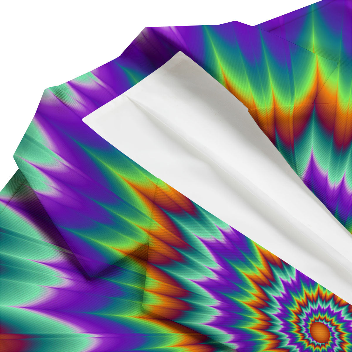 Illusion Optical Psychedelic Spiral Men's Blazer-grizzshop