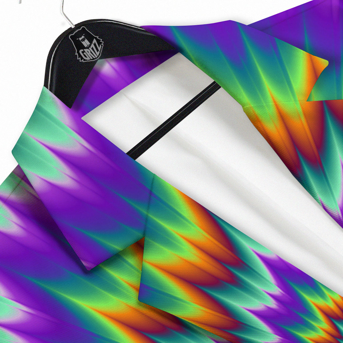 Illusion Optical Psychedelic Spiral Men's Sport Coat-grizzshop