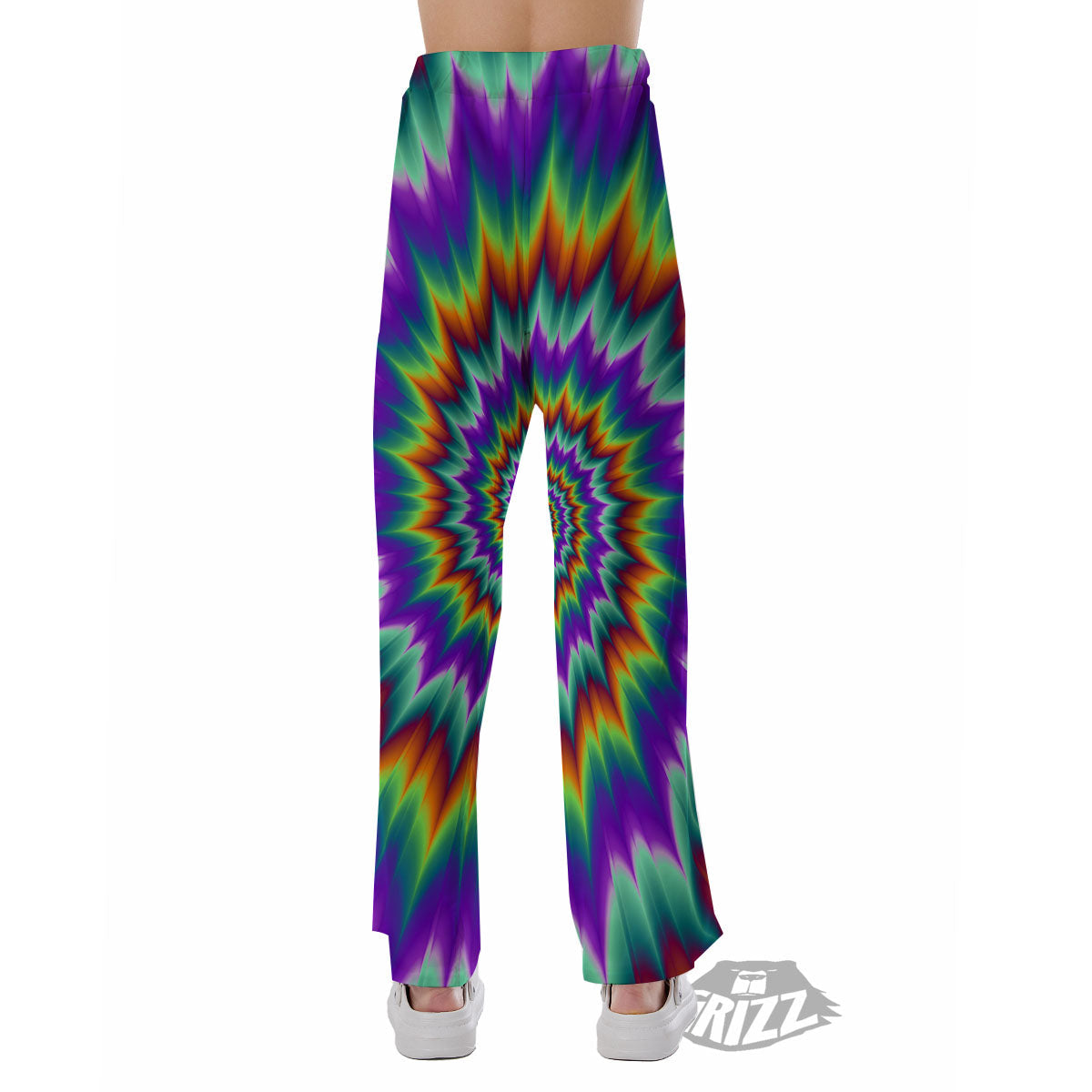 Illusion Optical Psychedelic Spiral Pajama Pants-grizzshop