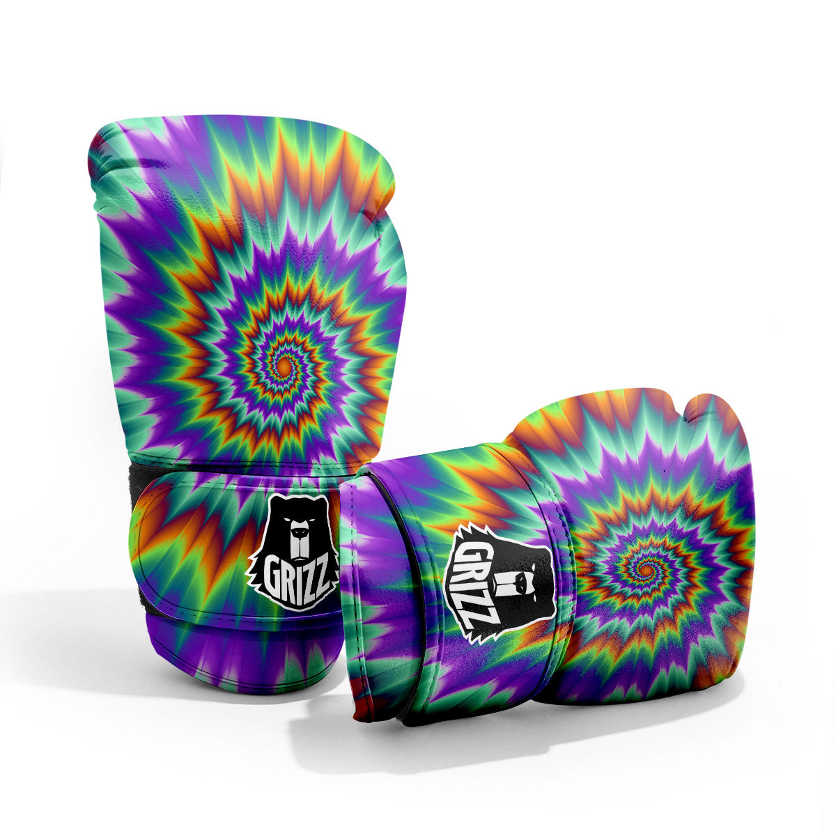 Illusion Optical Psychedelic Spiral Pro Boxing Glove