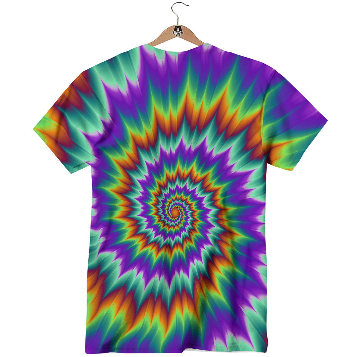 Illusion Optical Psychedelic Spiral T-Shirt-grizzshop