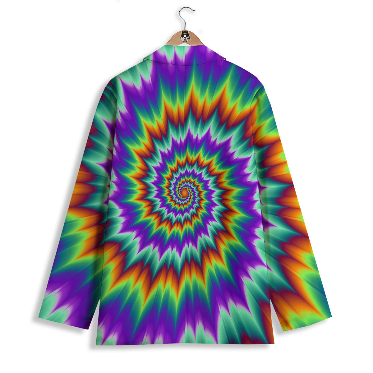 Illusion Optical Psychedelic Spiral Women's Blazer-grizzshop