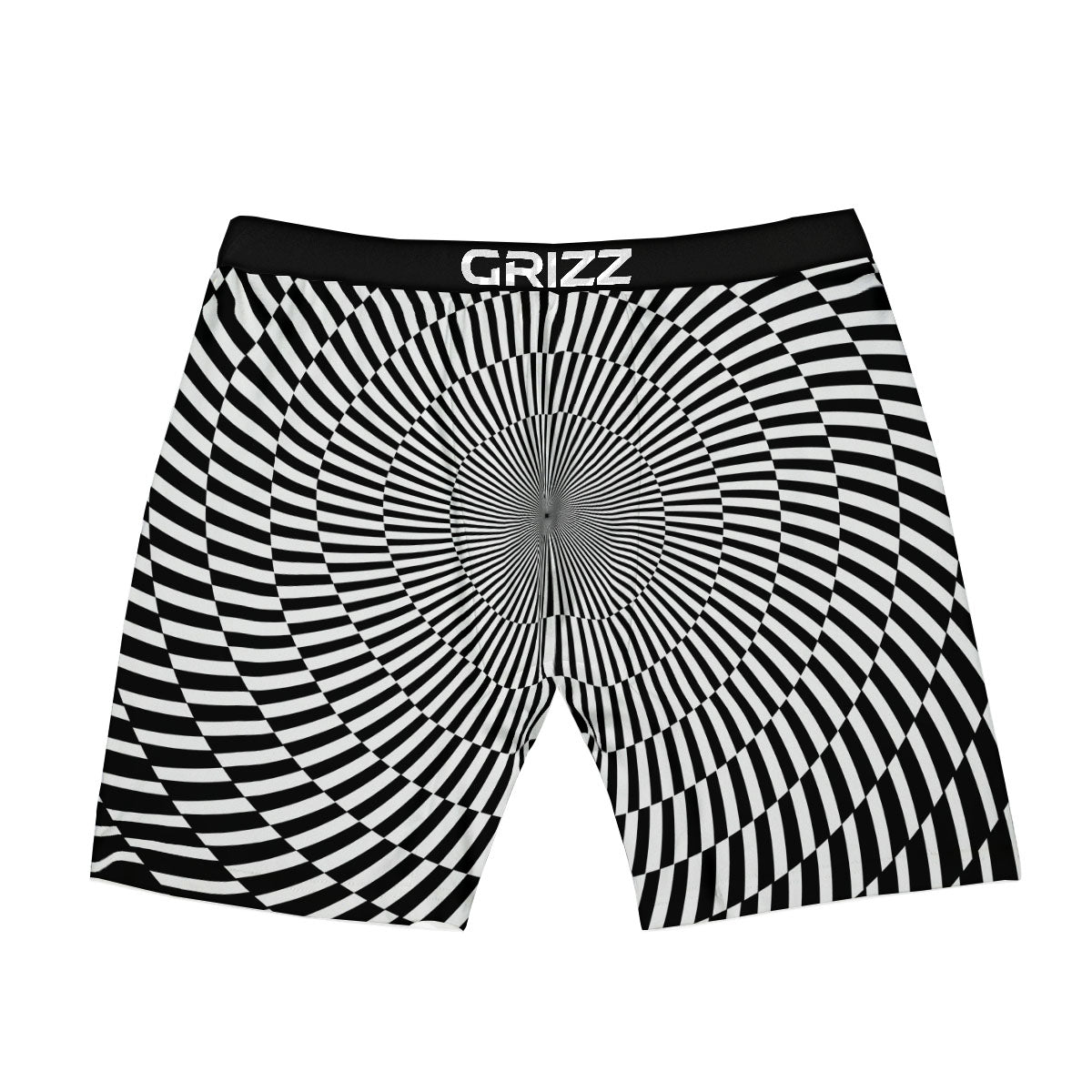 Illusion Optical Psychedelic Web Boxer Briefs-grizzshop