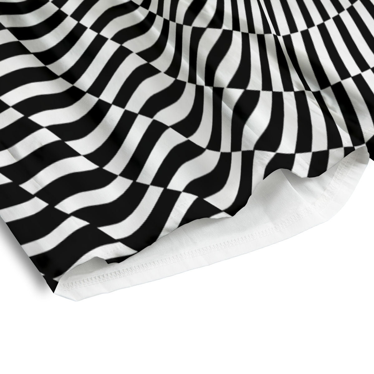 Illusion Optical Psychedelic Web Men's Athletic Shorts