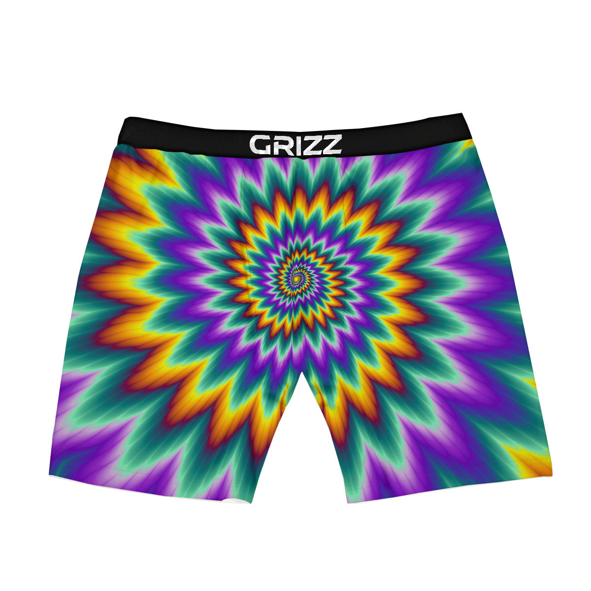 Illusion Optical Rave Psychedelic Boxer Briefs-grizzshop