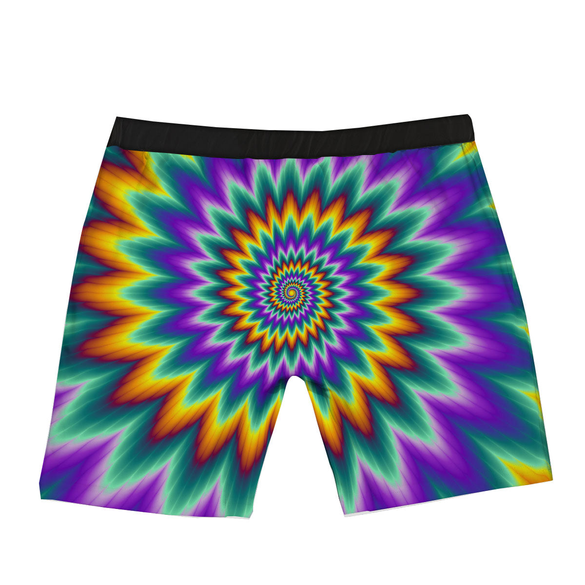 Illusion Optical Rave Psychedelic Boxer Briefs-grizzshop