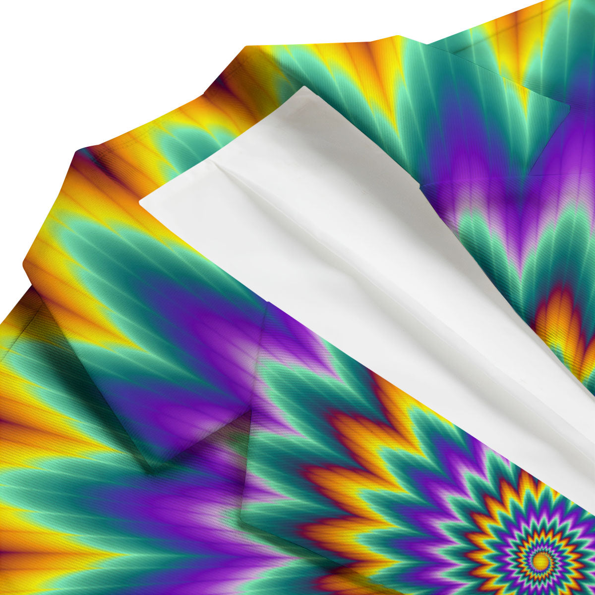 Illusion Optical Rave Psychedelic Men's Blazer-grizzshop