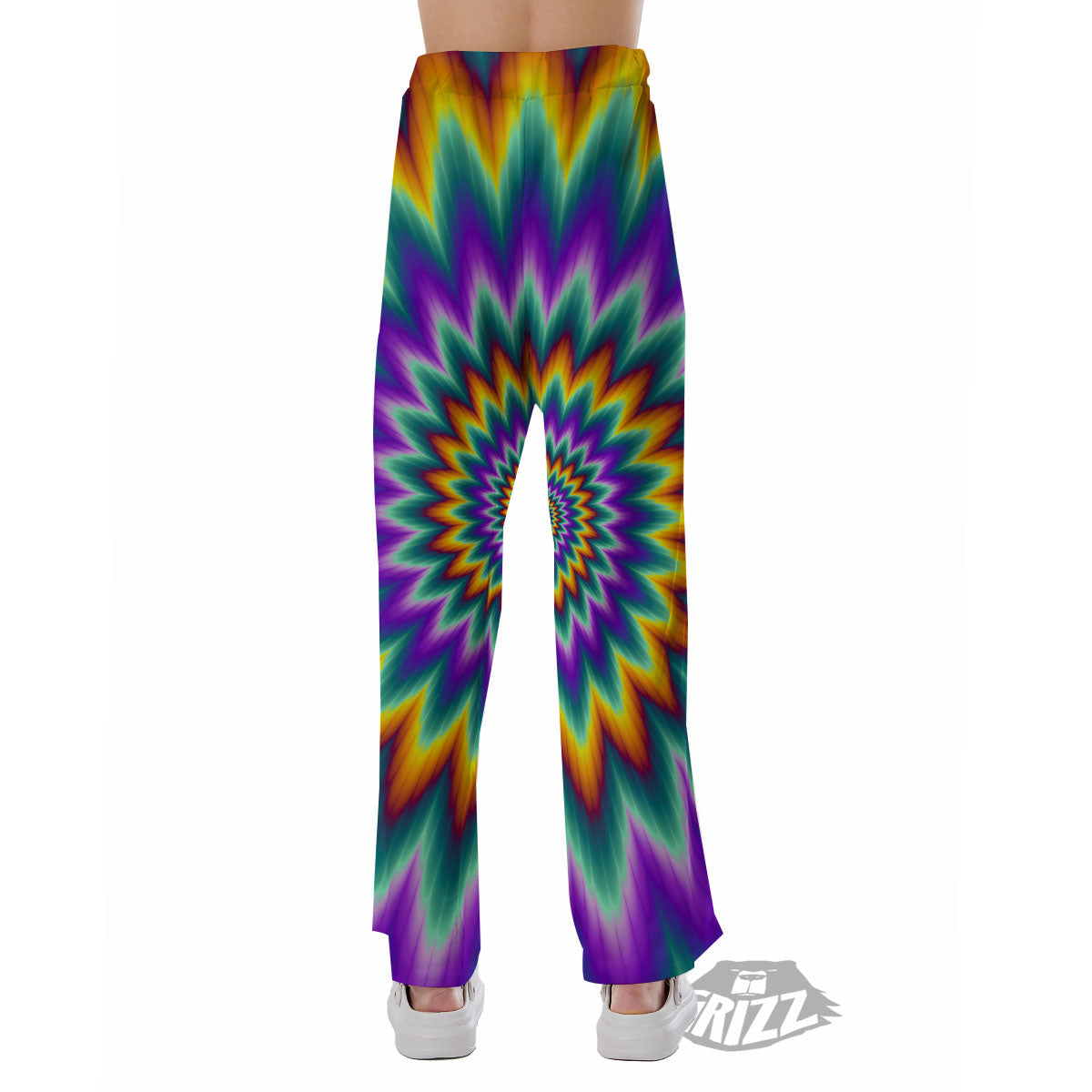 Illusion Optical Rave Psychedelic Pajama Pants-grizzshop