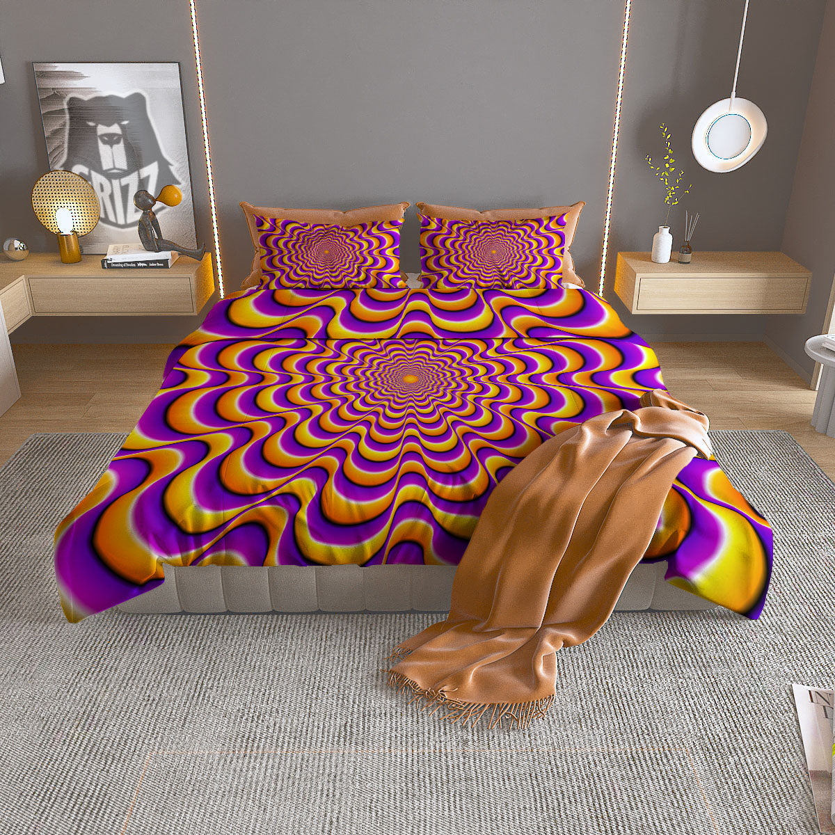 Independence Day USA Print Pattern Duvet Cover Bedding Set