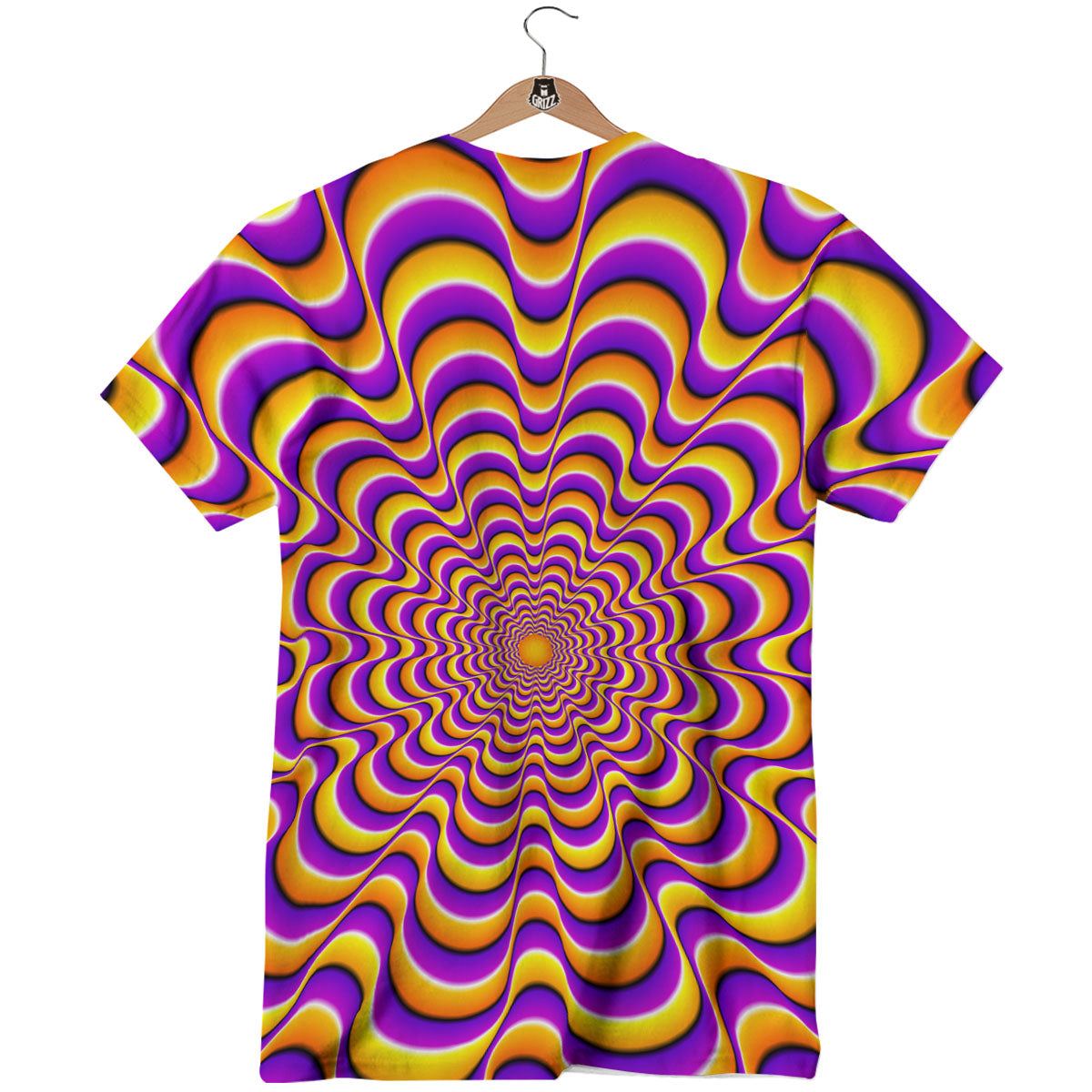 Illusion Optical Wave Psychedelic T-Shirt-grizzshop