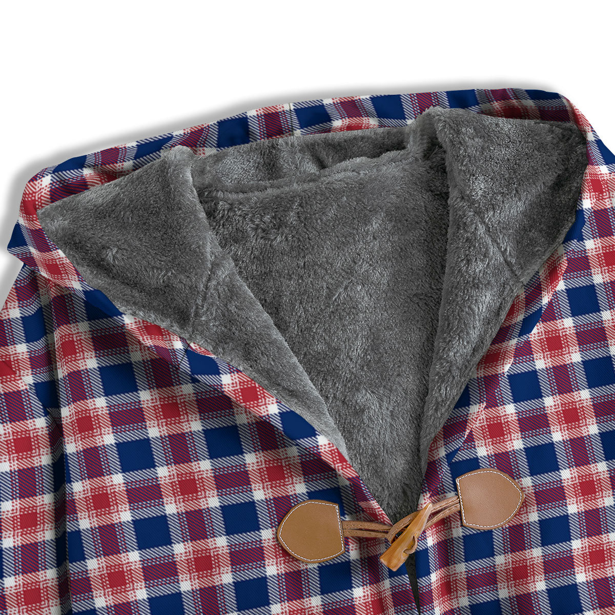 Independence Day American Plaid Print Men's Windbreaker Jacket-grizzshop