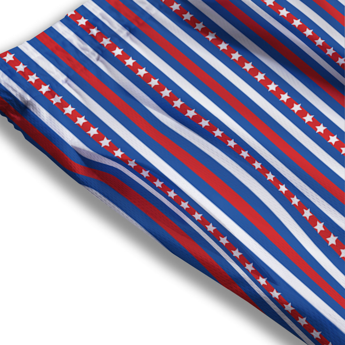 Independence Day USA Print Pattern Mesh Shorts