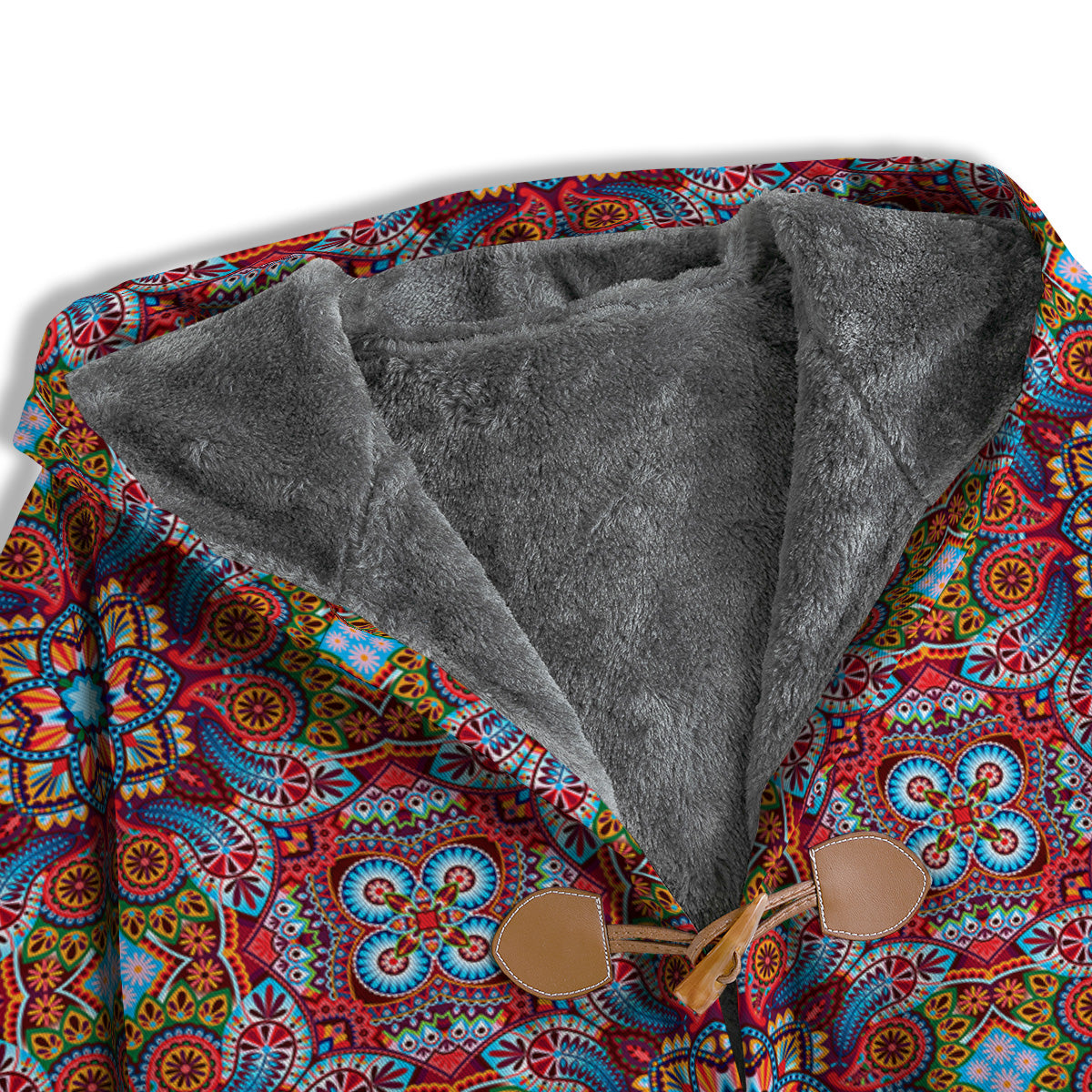 India Paisley Colorful Print Pattern Men's Windbreaker Jacket-grizzshop