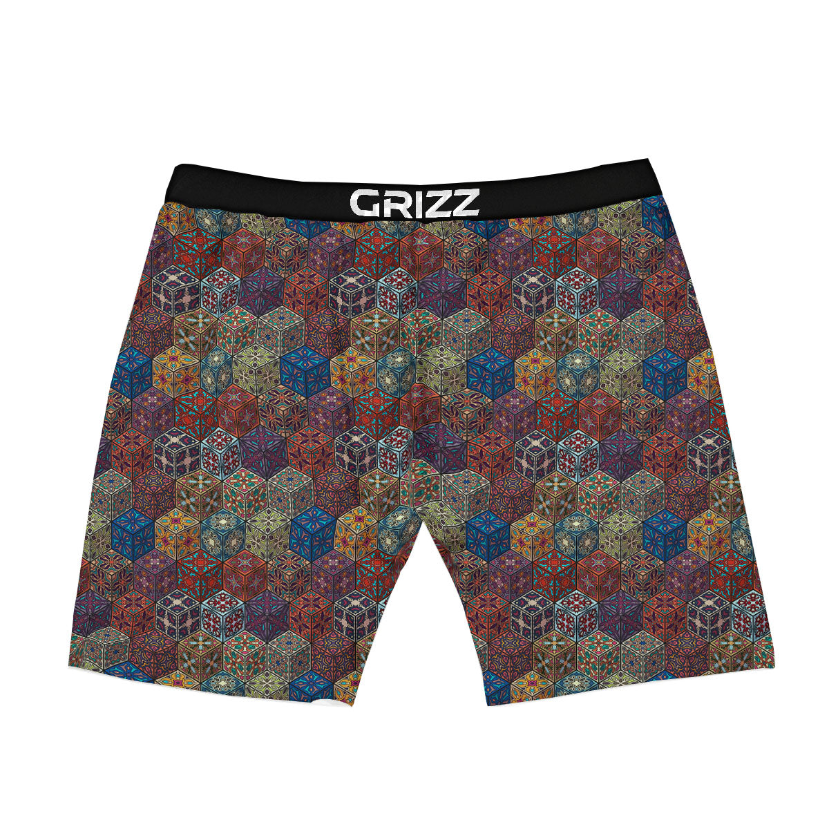 Indian Box Bohemian Print Pattern Boxer Briefs-grizzshop